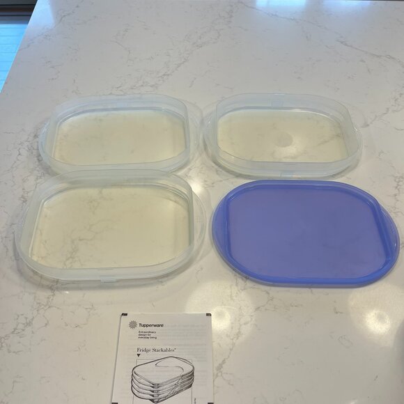 Never Used Tupperware Fridge Stackable & Stuffables Set - Picture 6 of 16